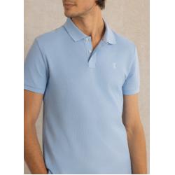 Polo Bleu Provencal Pablo à Manches Courtes
