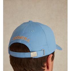Casquette Bleu Provencal avec Broderie