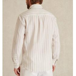 Chemise Beige Regular en Lin