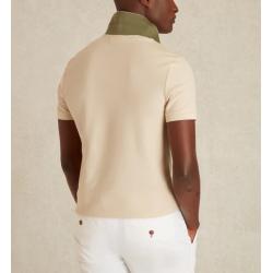 Polo Beige Pablo à Manches Courtes