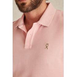 Polo Rose Camargue Pablo à Manches Courtes