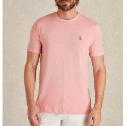 T-shirt Rose Camargue Travis à Col Rond