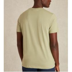 T-shirt Vert Sauge Travis à Col Rond