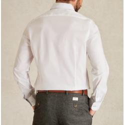 Chemise White Slim en Popeline Stretch