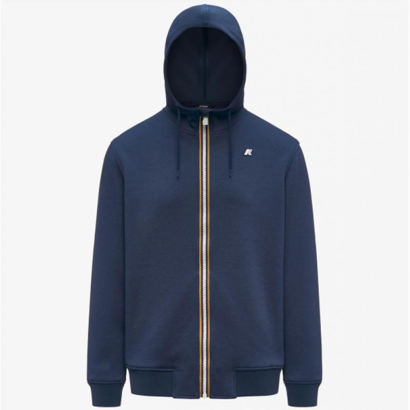 RAINER LIGHT SPACER - Sweat à capuche zippé en scuba