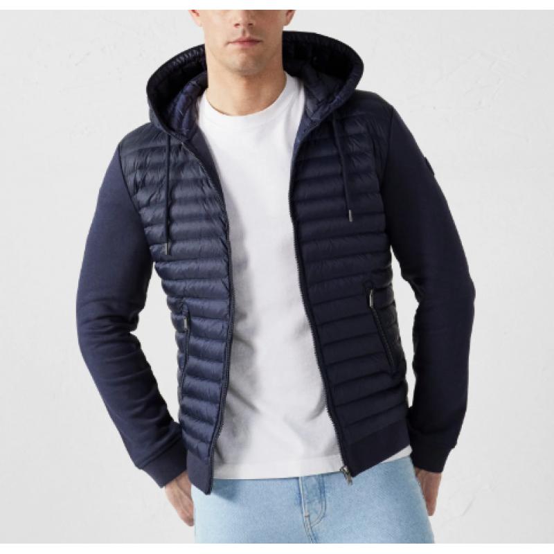 Veste bi-matière à capuche Marine Gummy 2.0
