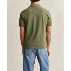 Polo en coton piqué contrastant