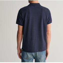 Polo regular fit en coton piqué Shield