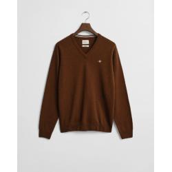 Pull col V en laine d'agneau ultrafine