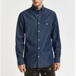 Chemise regular fit indigo