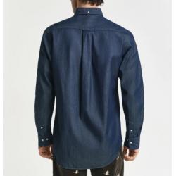 Chemise regular fit indigo