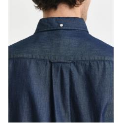 Chemise regular fit indigo