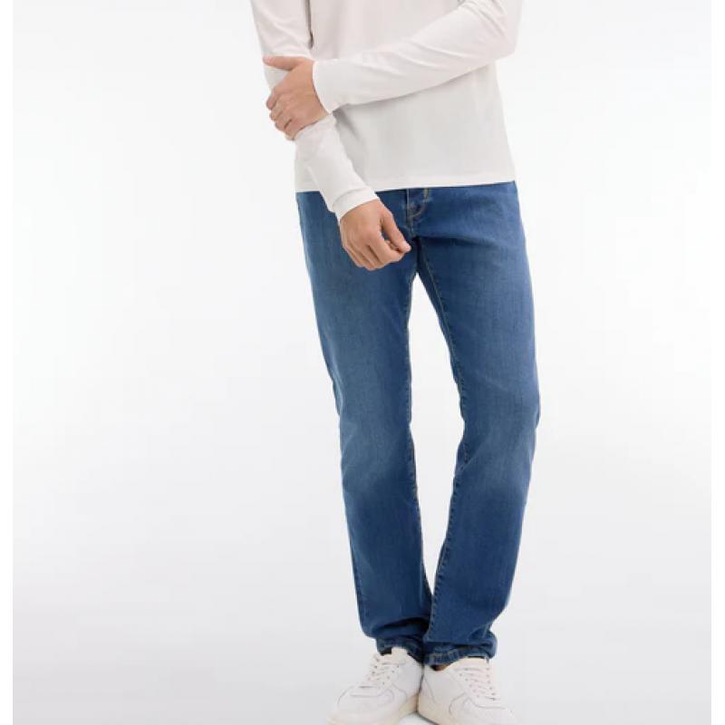 Jean bleu en coton stretch - REGULAR