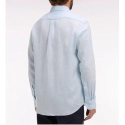 Chemise Eden Park - 100% Lin - Coupe Droite - Bleu Ciel
