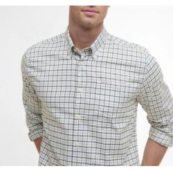 Chemise Barbour - Coton - Coupe Regular - Kaki Olive - Manches Longues
