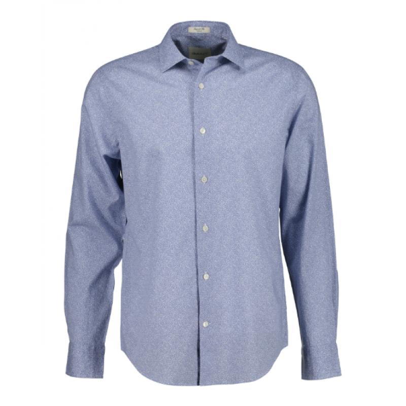 Chemise GANT - Popeline de Coton - Coupe Regular - Jean Delavé