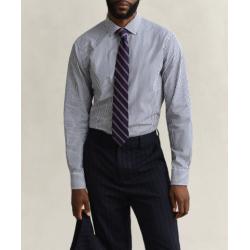 Chemise GANT - Fil Teint - Bleu Marine - Coupe Regular