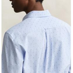 Chemise GANT - Fil Teint - Lavender Blue - Coupe Regular
