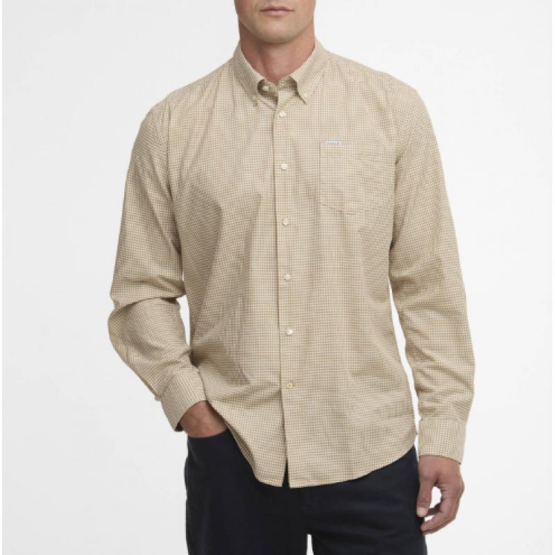 Chemise Barbour - Coton Stone - Coupe Regular