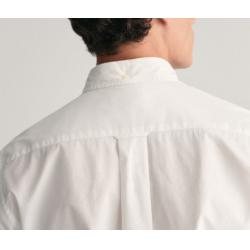 Chemise GANT - Popeline Blanche - Coupe Regular - Manches Longues
