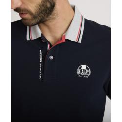 Polo Delahaye - Coton Bleu Marine - Coupe Regular - Manches Courtes