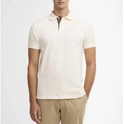 Polo Barbour - Style Anglais en Piqué - Coloris Clair - Coupe Regular