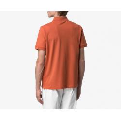 Polo K-Way - Slim en Piqué Stretch - Orange Brownish