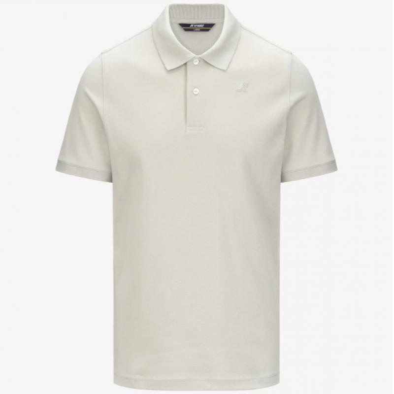 Polo K-Way - Slim en Piqué Stretch - Beige