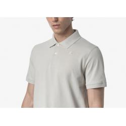 Polo K-Way - Slim en Piqué Stretch - Beige
