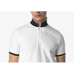 Polo K-Way - Slim en Piqué - Blanc