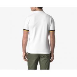 Polo K-Way - Slim en Piqué - Blanc