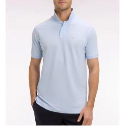 Polo Eden Park - Coton Bleu Ciel - Manches Courtes - Coupe Regular