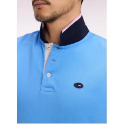 Polo Eden Park - Bleu XV de France en Piqué Coton - Manches Courtes