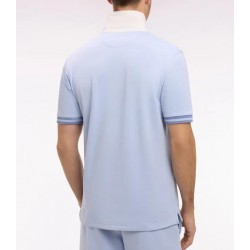 Maillot Eden Park - Bleu Ciel en Jersey Coton - Ecusson Poitrine