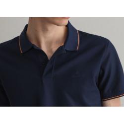 POLO RUGGER SLIM FIT EN SERGE TEXTURE