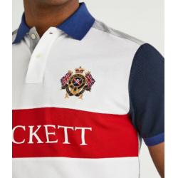 POLO EN JERSEY DE COTON AVEC EMPIECEMENTS