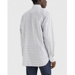 CHEMISE STANDARD EN POPELINE À MICRO-MOTIF